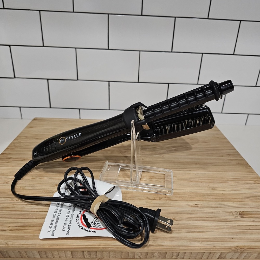 InStyler Rotating Iron Hair IS2.1-1001-19 Hair Styler Straightener Black Tested